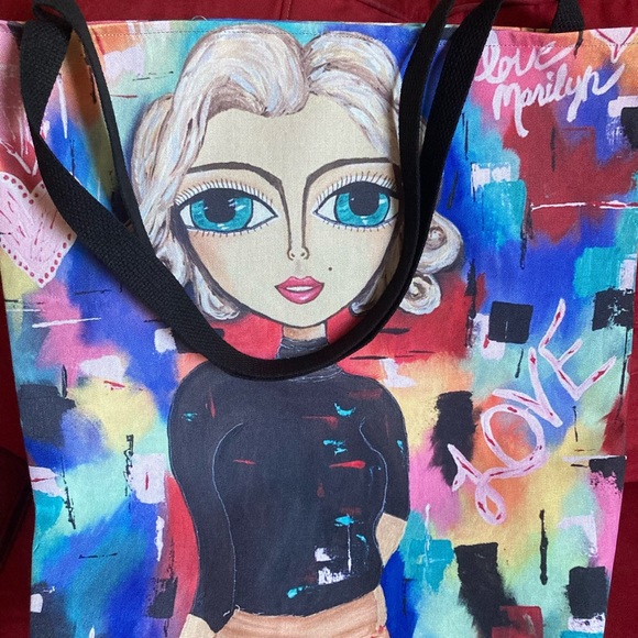 Marilyn Monroe Canvas Tote Bag - Picture 10 of 10